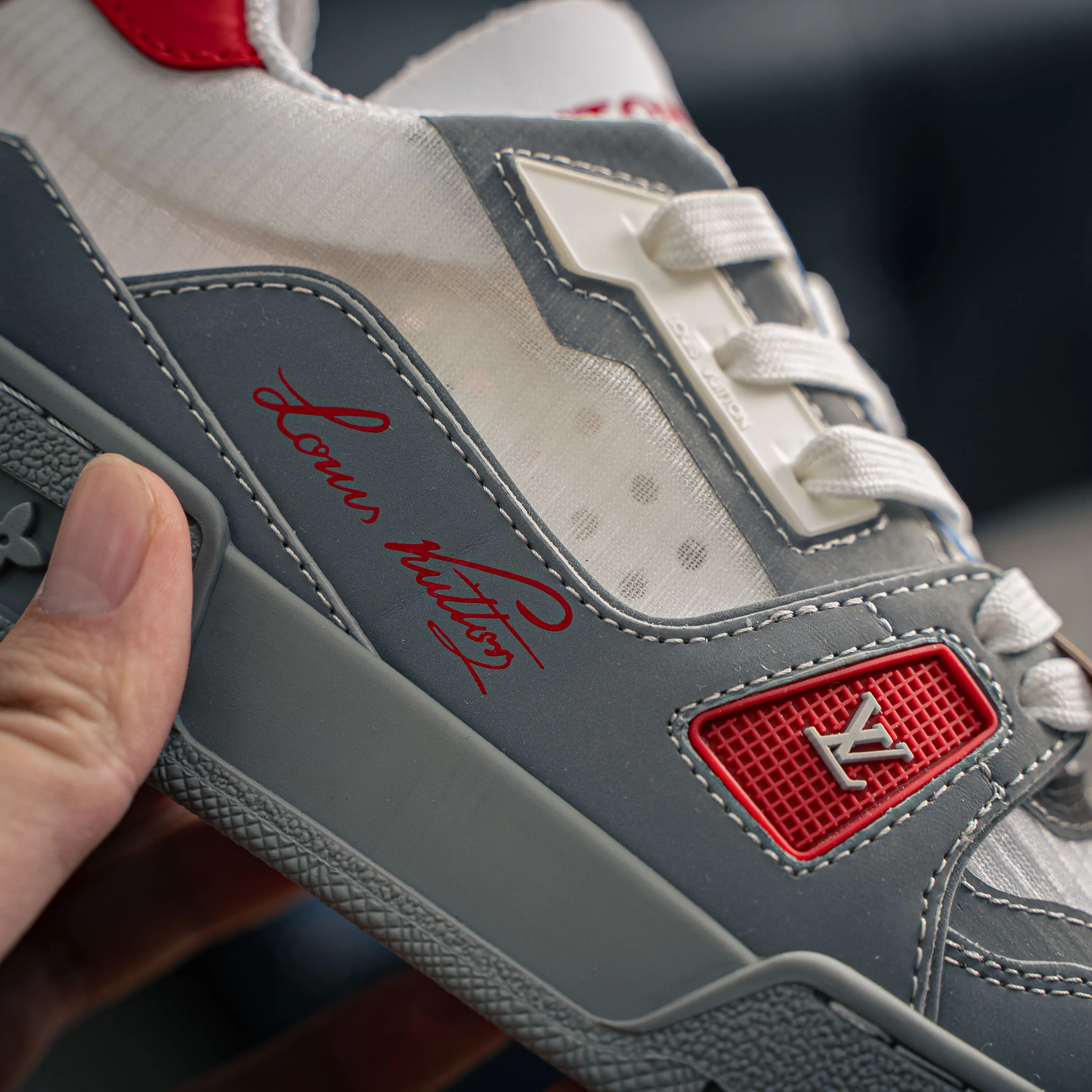 【YS 】 Premium LOUIS VUITTON LV Trainer CUP Mesh Breathable Shoes ✦ ， 37 Series ✦ + Shoes